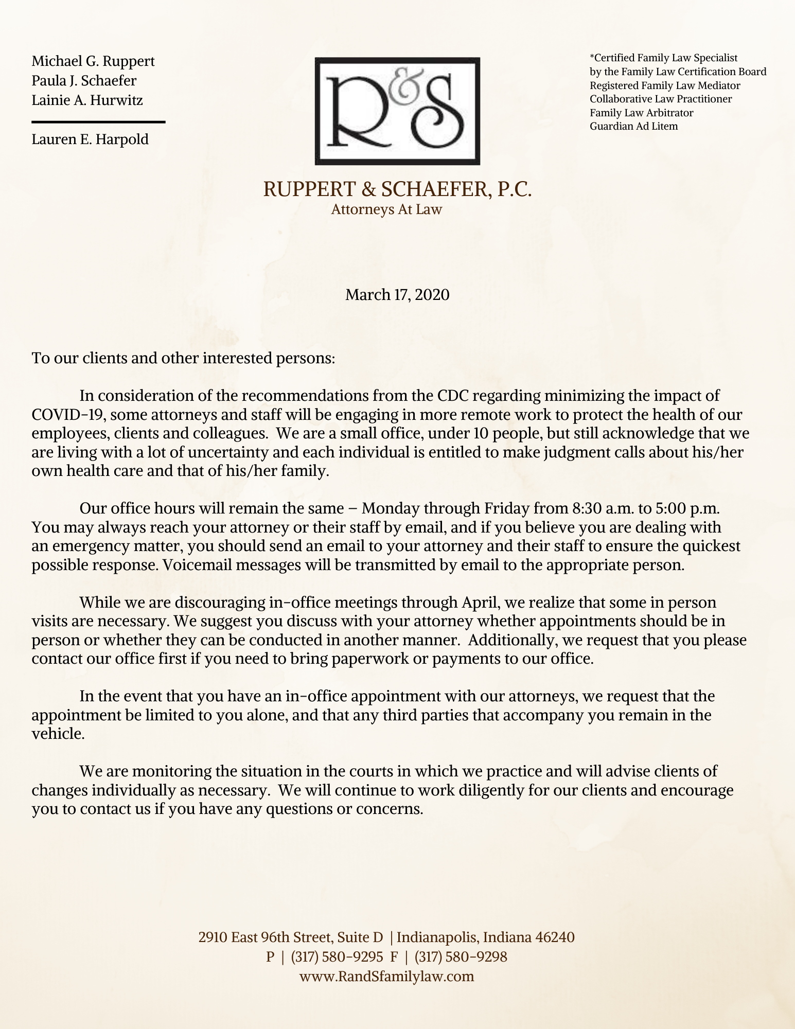 Coronavirus Document Letterhead